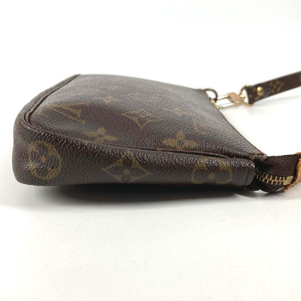 LOUIS VUITTON Authentic Brown Monogram Canvas Pochette Shoulder Bag - Picture 3 of 16